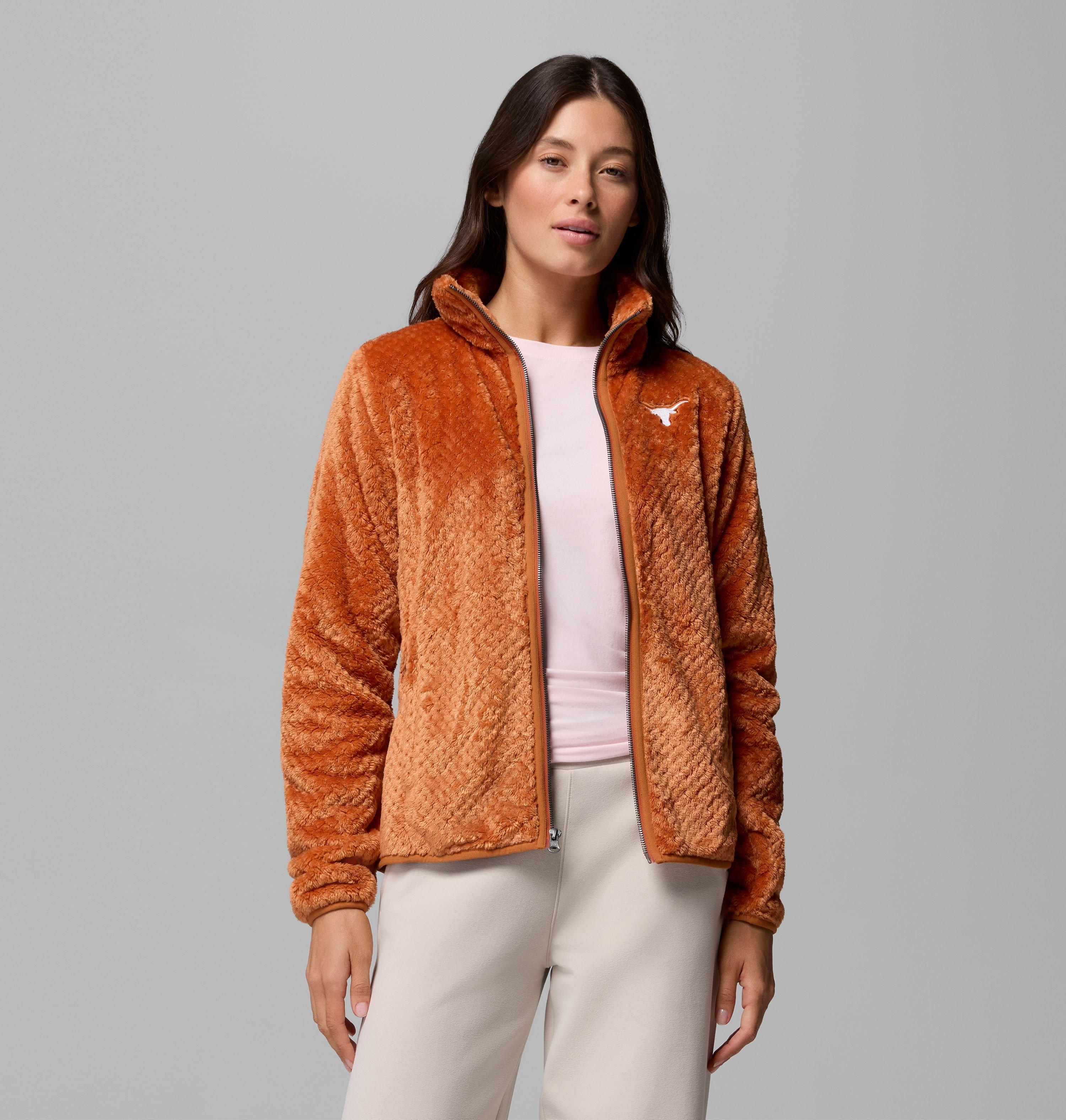 Women's Collegiate Fire Side II Sherpa Full Zip Fleece - Texas 5