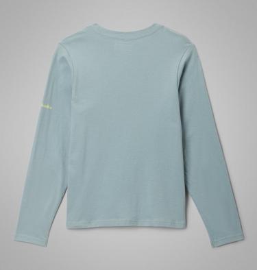 Boys' Dobson Pass Long Sleeve Graphic T-Shirt, Color: Crushed Blue, Hillscape, image 8