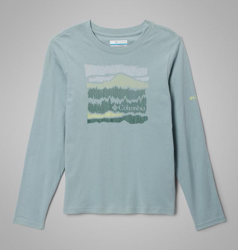T-shirt Graphique Manches Longues Dobson Pass Garçon, Color: Crushed Blue, Hillscape, image 1