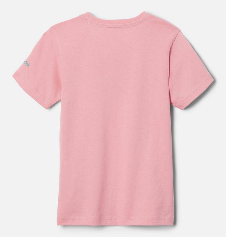 Girl's Bessie Butte Organic Cotton Graphic T-Shirt, Color: Pink Orchid, Simply Scripted, image 2
