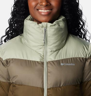 Puffect Color Blocked Jacket, Color: Olive Green, Stone Green, Safari, image 4