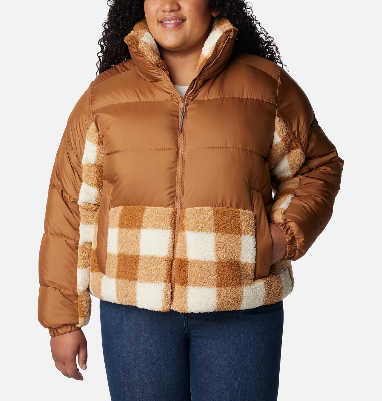 Women's Leadbetter Point™ Sherpa Hybrid Jacket - Plus Size 1