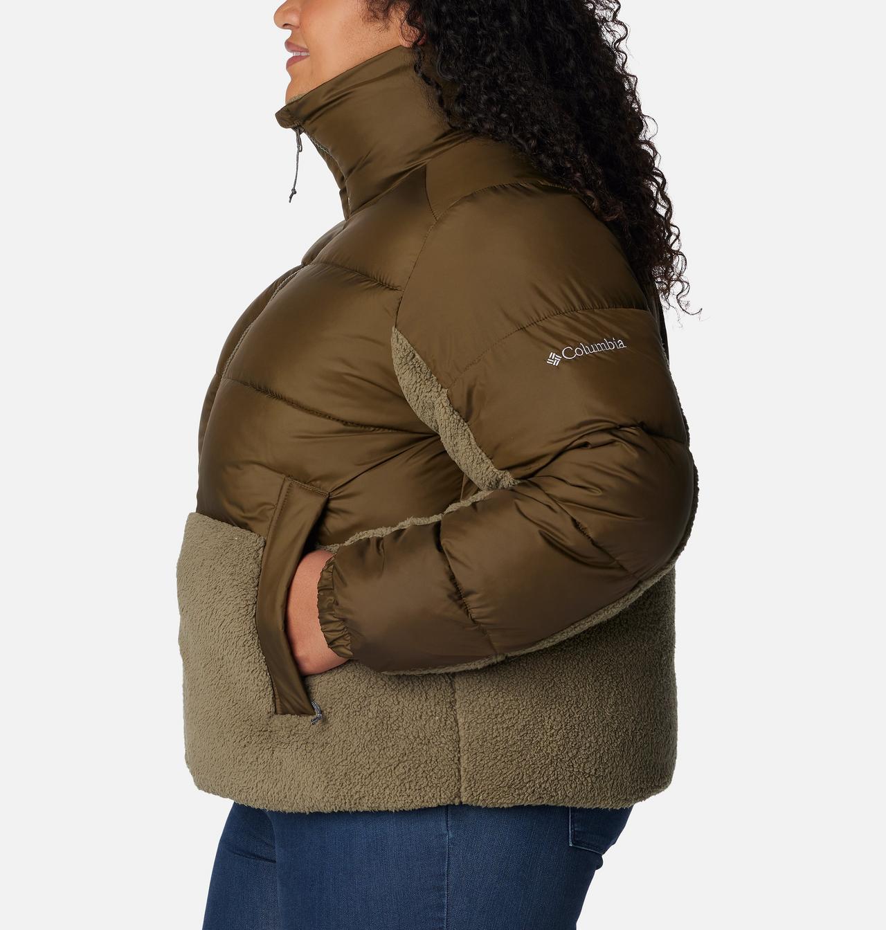 Women's Leadbetter Point™ Sherpa Hybrid Jacket - Plus Size 3