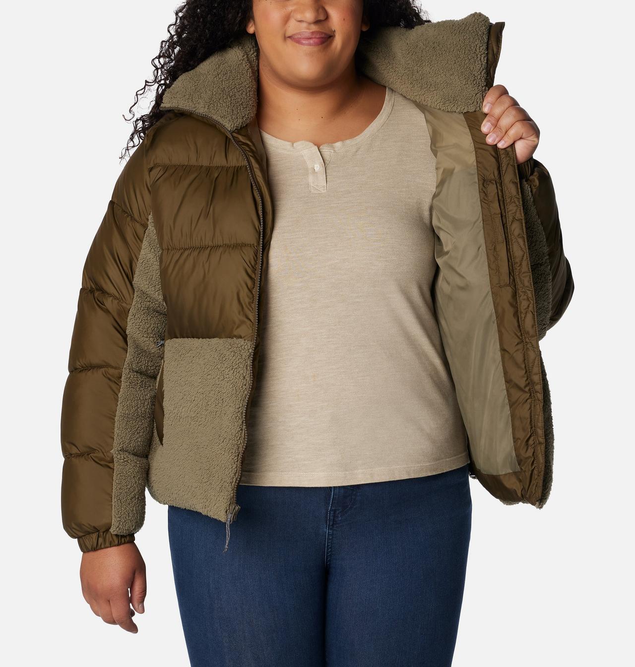 Women's Leadbetter Point™ Sherpa Hybrid Jacket - Plus Size 5