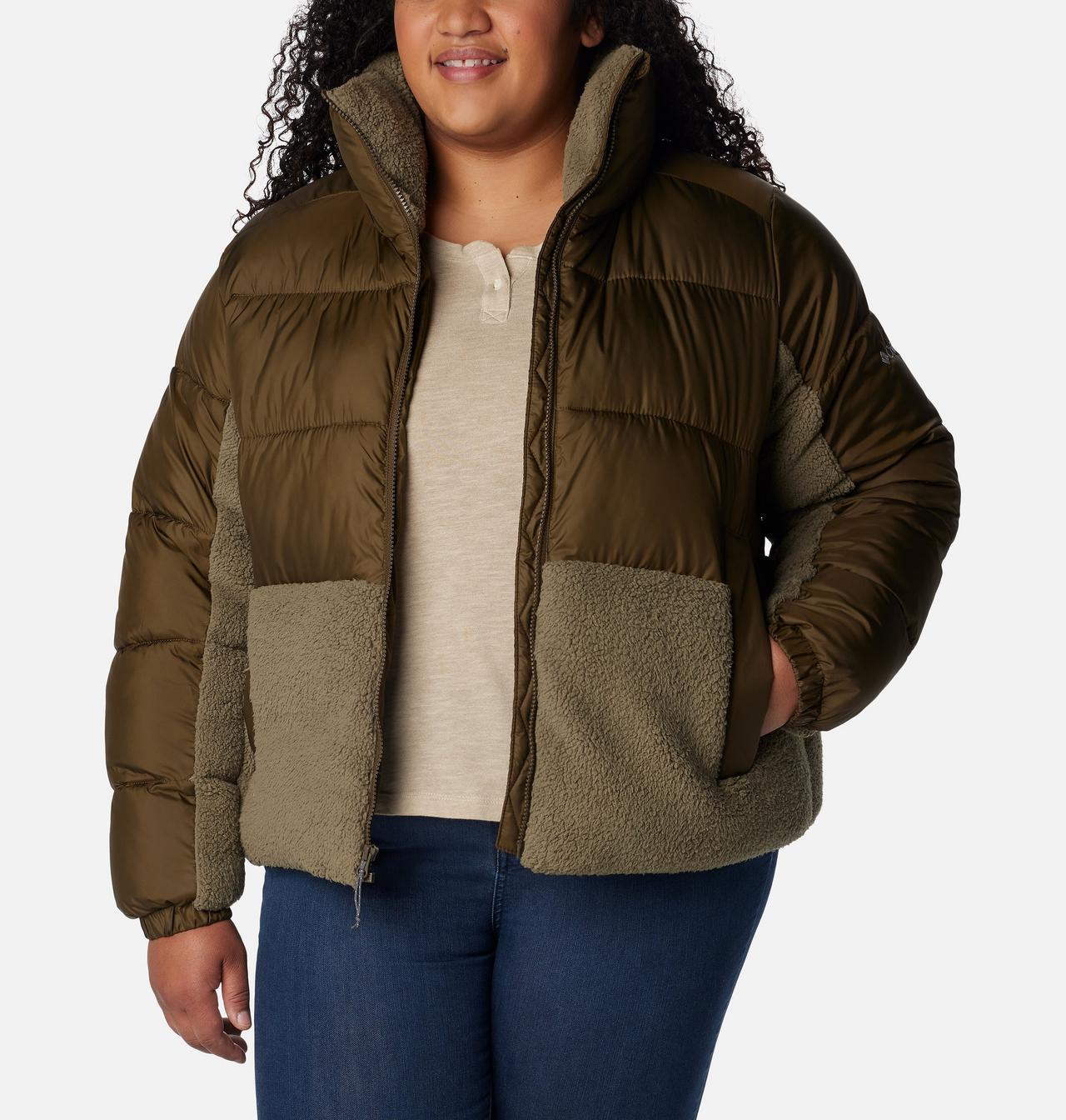 Women's Leadbetter Point™ Sherpa Hybrid Jacket - Plus Size 7