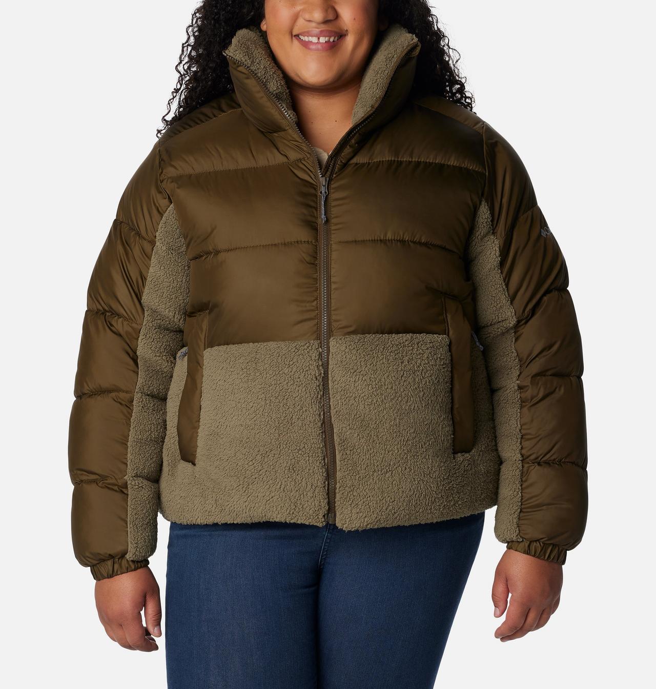 Women's Leadbetter Point™ Sherpa Hybrid Jacket - Plus Size 1