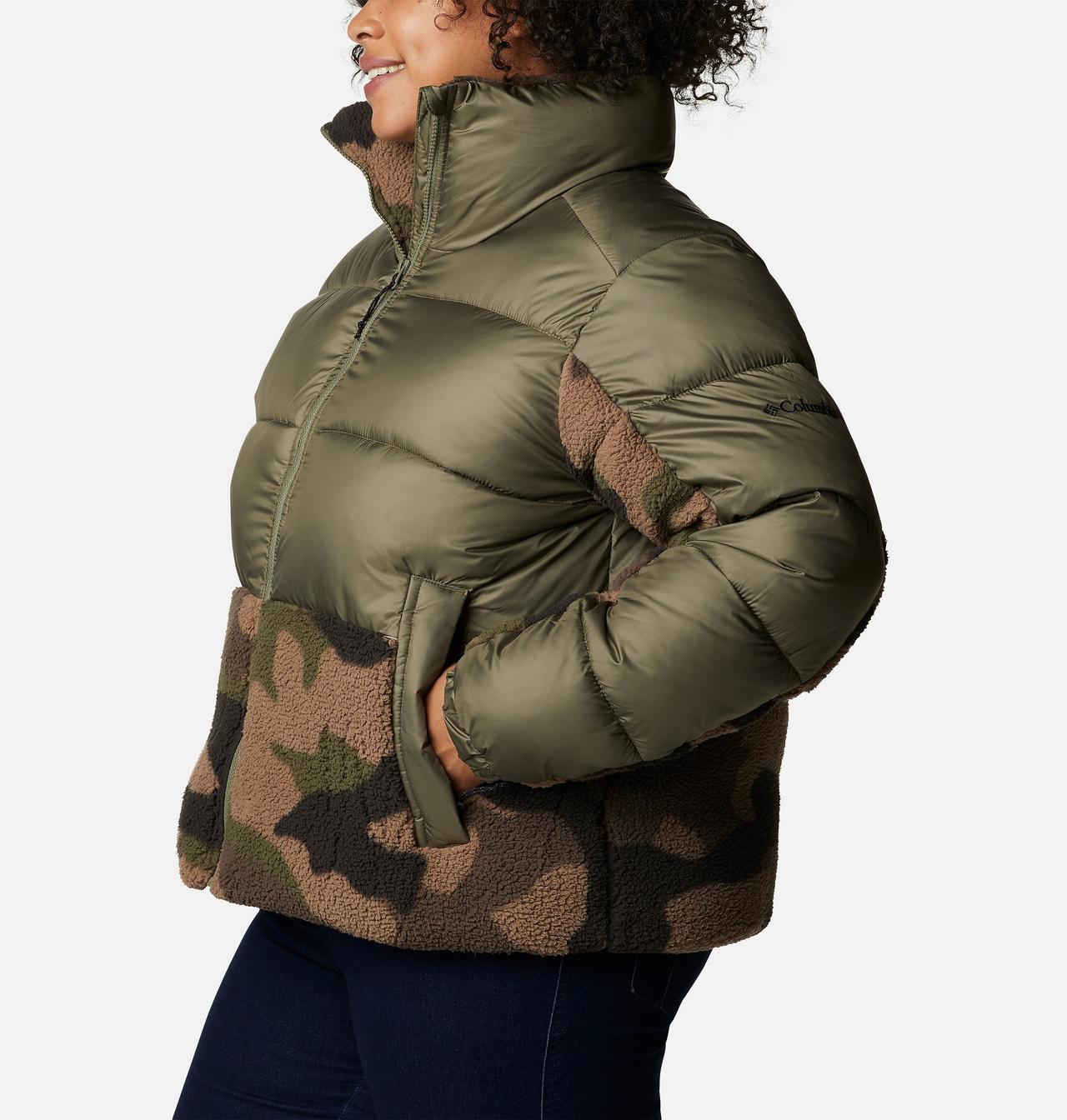 Women's Leadbetter Point™ Sherpa Hybrid Jacket - Plus Size 3