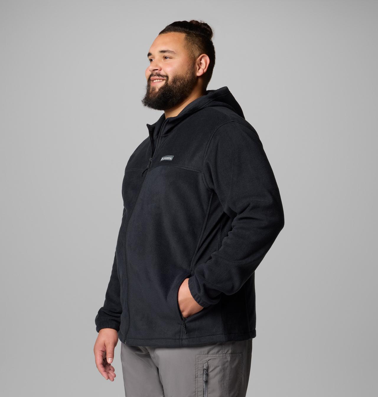 Chandail à capuchon à fermeture éclair en polaire Steens Mountain Homme - Tailles fortes 5