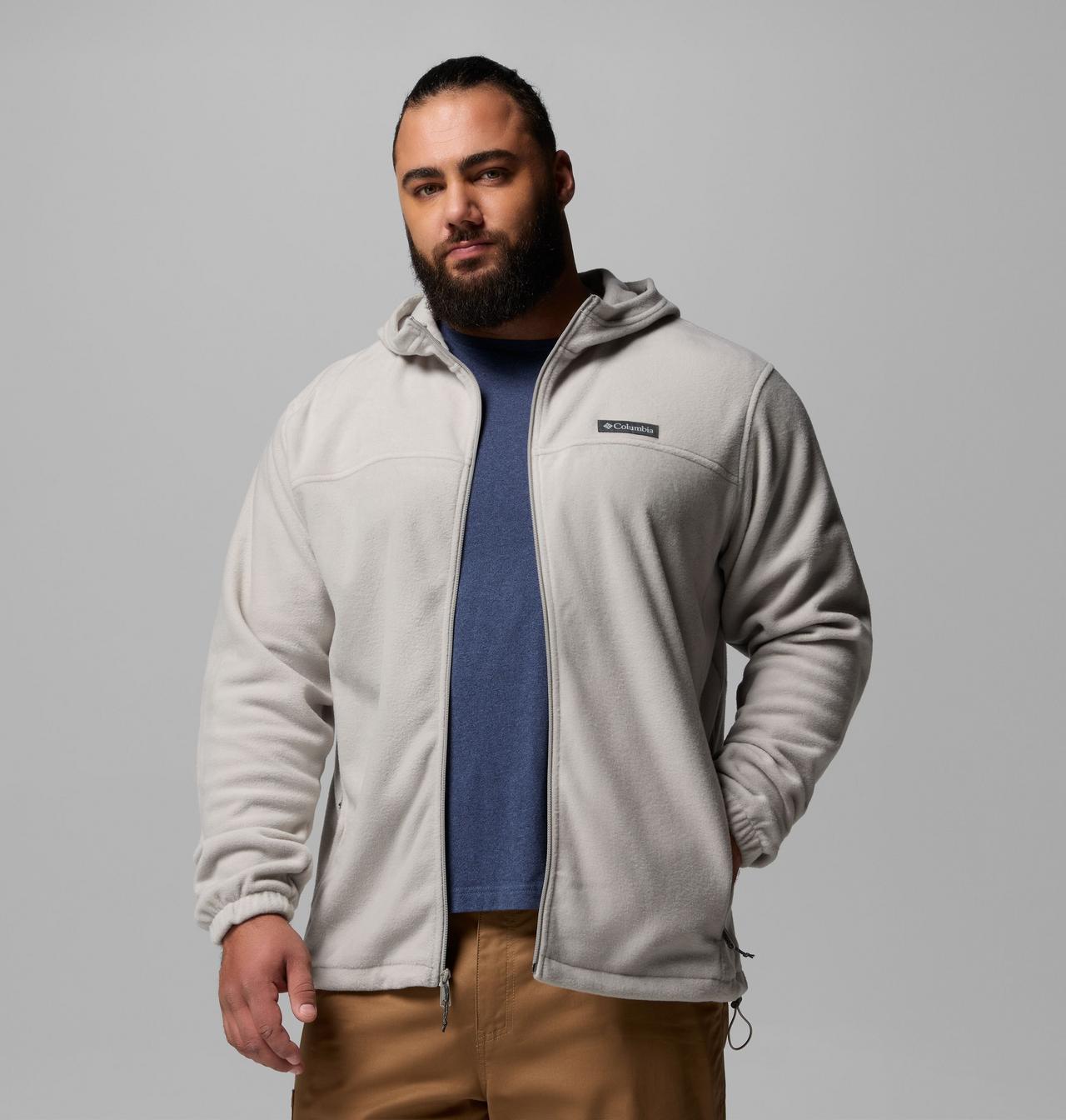 Men's Steens Mountain Full Zip Fleece Hoodie - Big | 028 | 6X 5