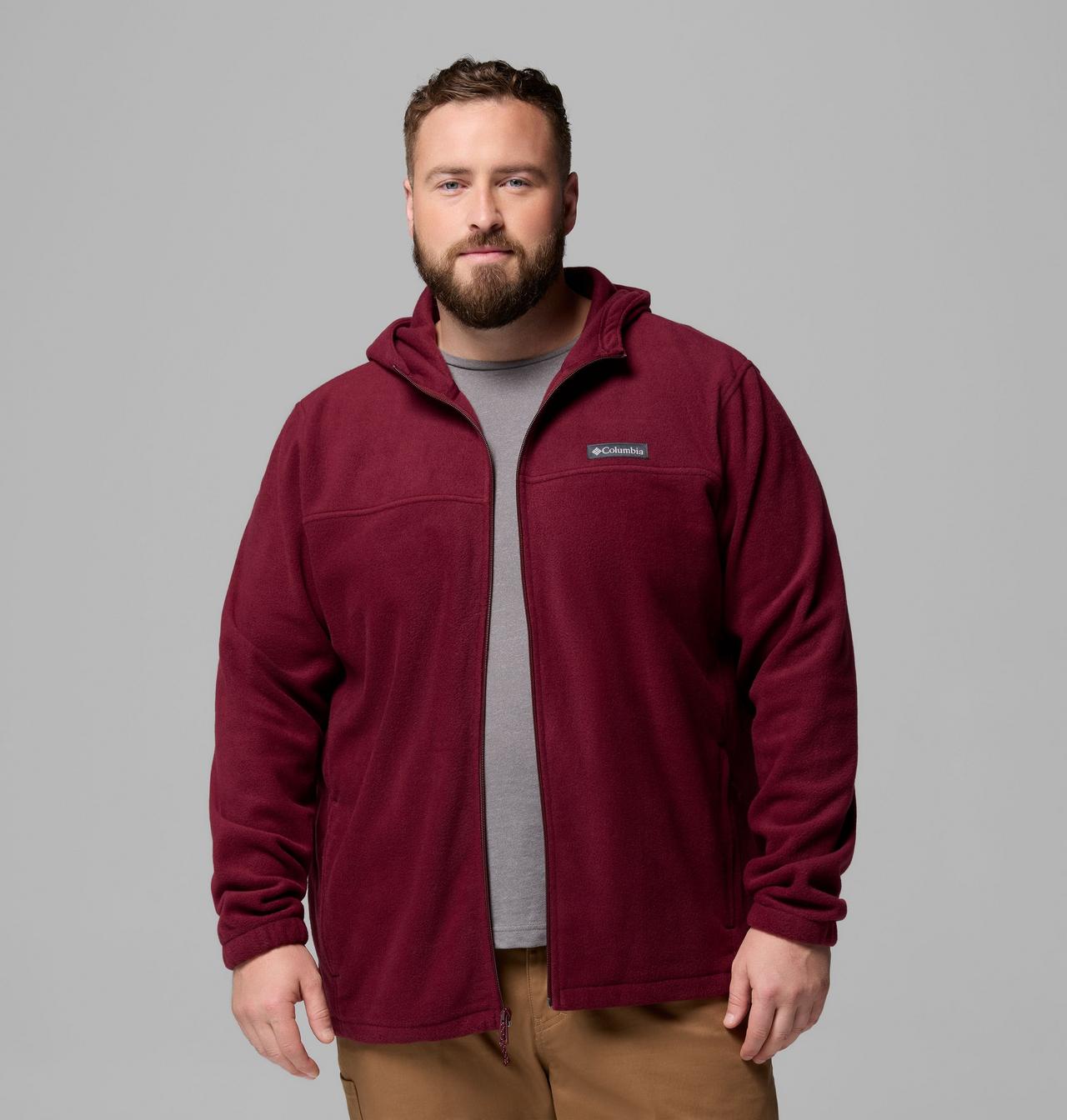 Chandail à capuchon à fermeture éclair en polaire Steens Mountain Homme - Tailles fortes 5