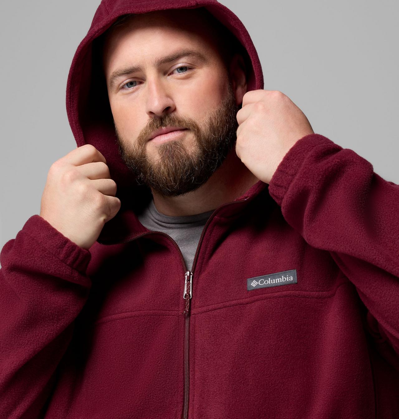 Chandail à capuchon à fermeture éclair en polaire Steens Mountain Homme - Tailles fortes 6