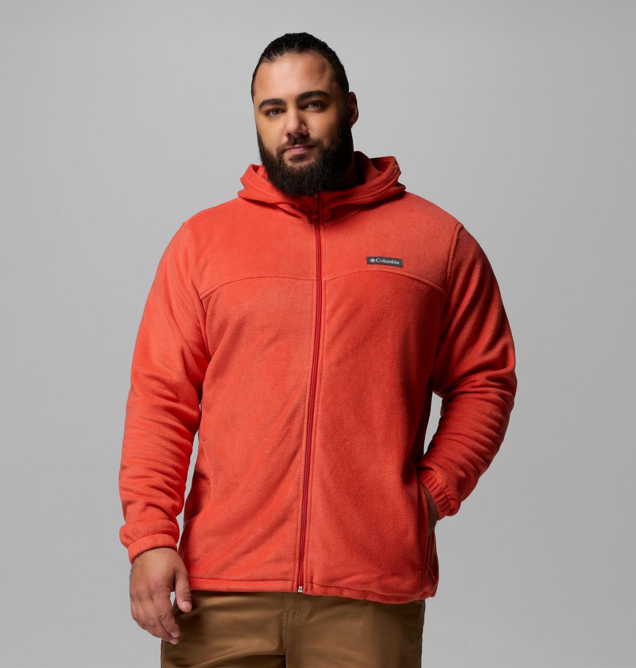 Chandail à capuchon à fermeture éclair en polaire Steens Mountain Homme - Tailles fortes 1