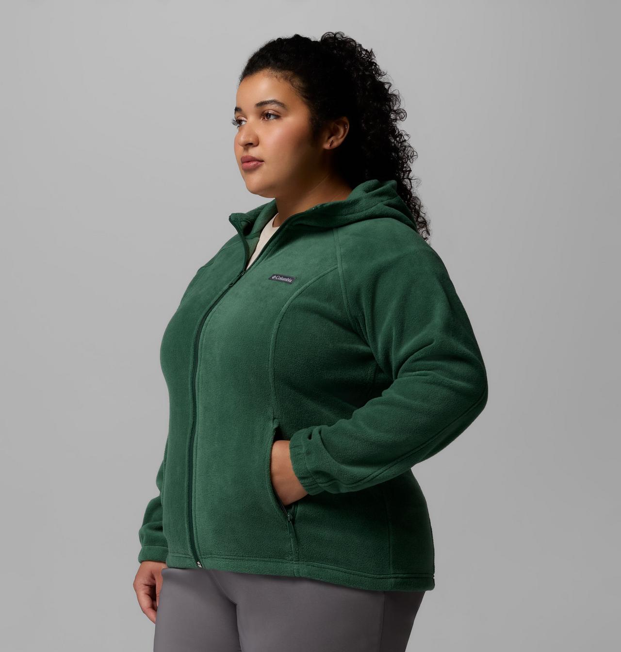 Women's Benton Springs™ Full Zip Fleece Hoodie - Plus Size | 375 | 1X 4