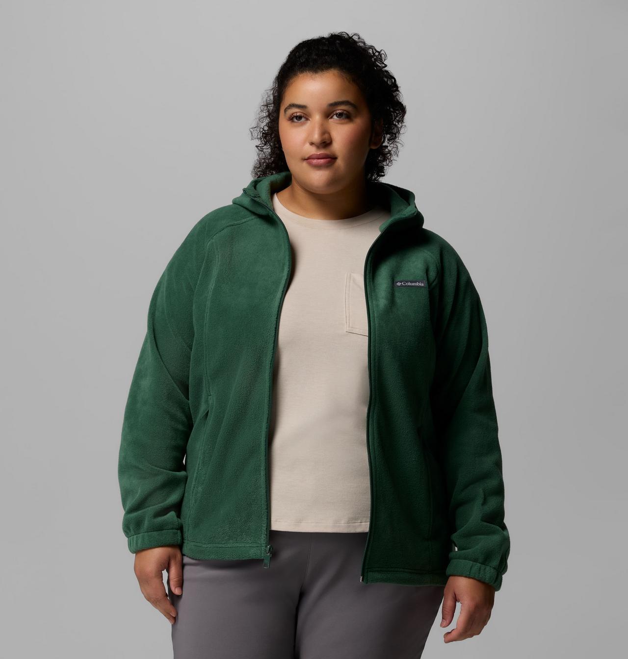 Women's Benton Springs™ Full Zip Fleece Hoodie - Plus Size | 375 | 1X 5