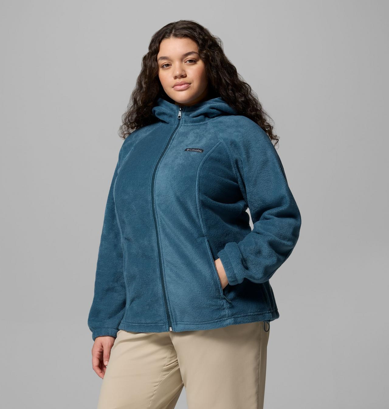 Chandail à capuchon avec fermeture éclair en polaire Benton Springs™ Femme - Grandes tailles 4