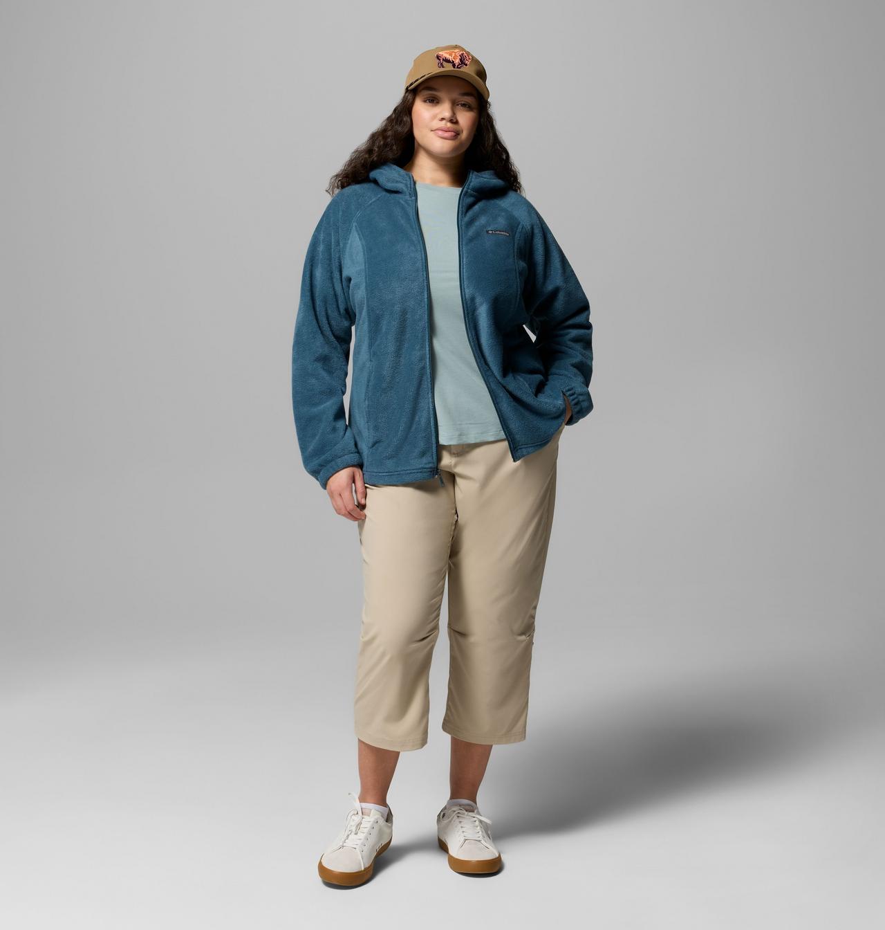 Chandail à capuchon avec fermeture éclair en polaire Benton Springs™ Femme - Grandes tailles 2