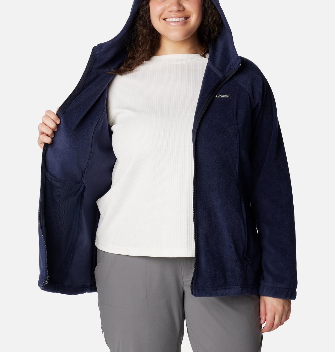 Women's Benton Springs™ Full Zip Fleece Hoodie - Plus Size 5