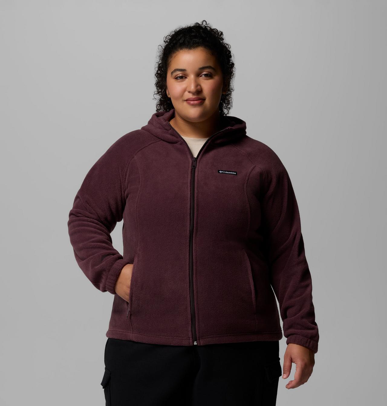 Women's Benton Springs™ Full Zip Fleece Hoodie - Plus Size | 607 | 2X 1