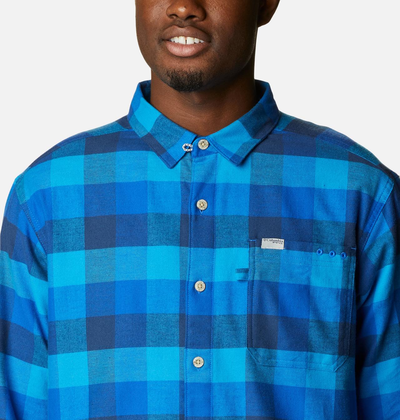 Men's PFG Slack Tide™ Flannel Long Sleeve Shirt 4