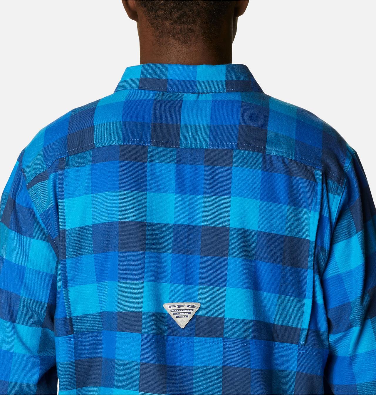 Men's PFG Slack Tide™ Flannel Long Sleeve Shirt 5