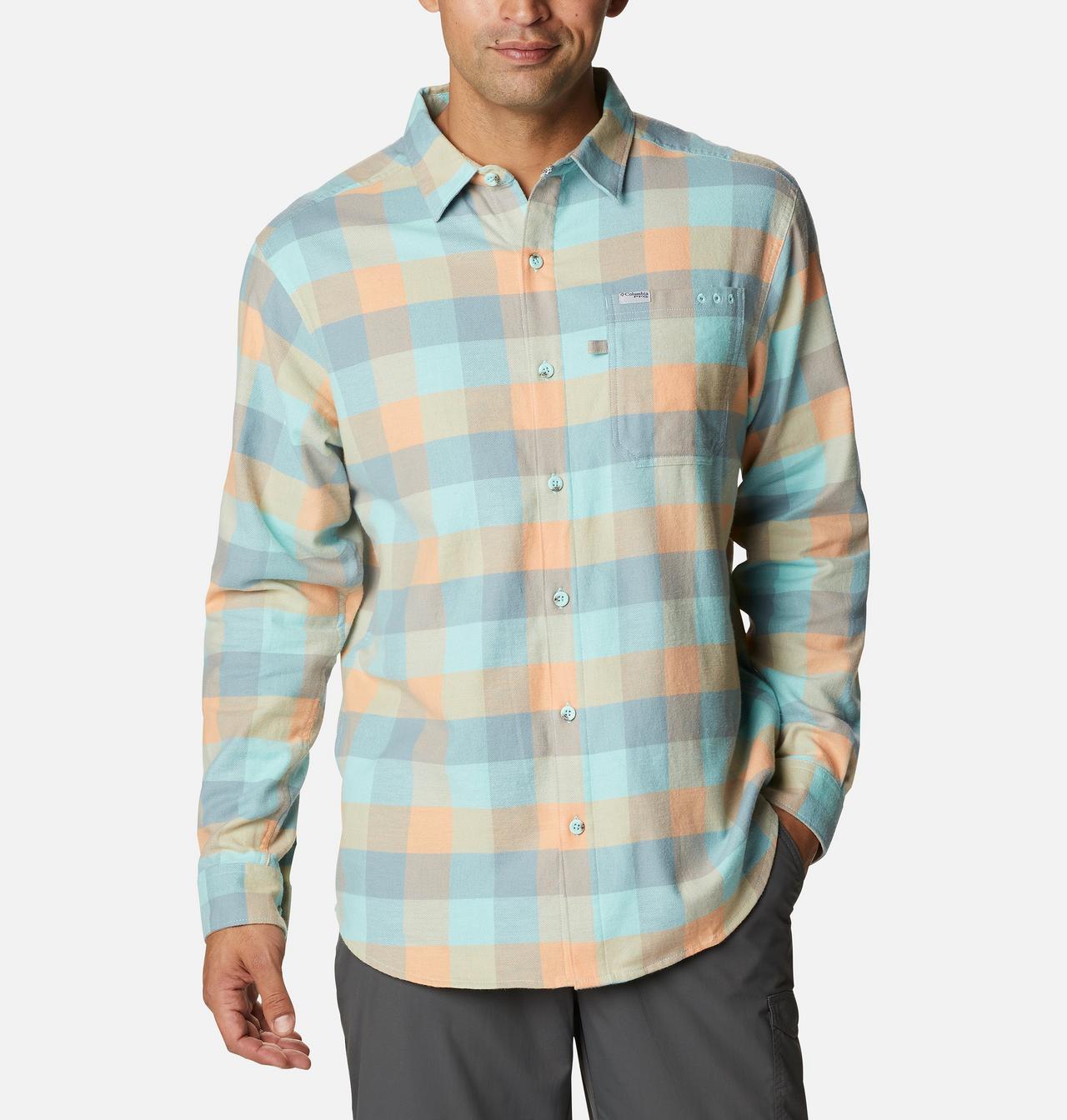 Men's PFG Slack Tide™ Flannel Long Sleeve Shirt 1