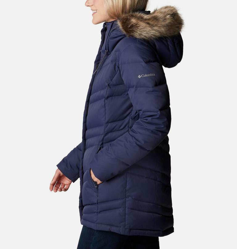 Women's St. Cloud Hooded Mid Down Jacket, Color: Nocturnal, Dark Nocturnal, image 3