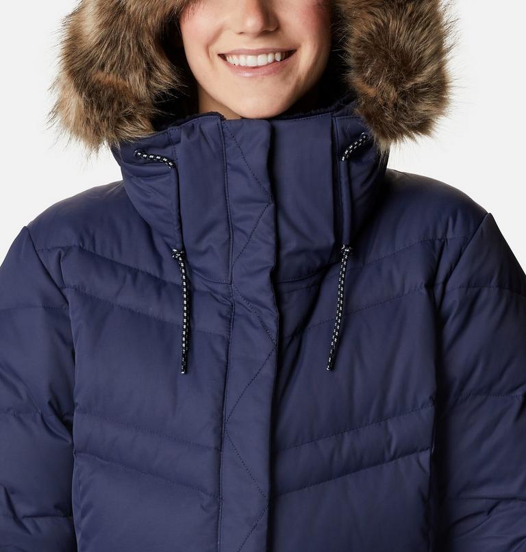 Women's St. Cloud Hooded Mid Down Jacket, Color: Nocturnal, Dark Nocturnal, image 4