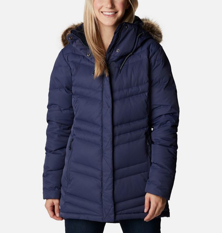 Women's St. Cloud Hooded Mid Down Jacket, Color: Nocturnal, Dark Nocturnal, image 1