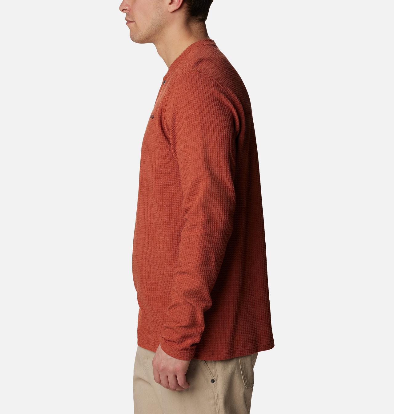 Men's Pine Peak™ Waffle Long Sleeve Henley 3