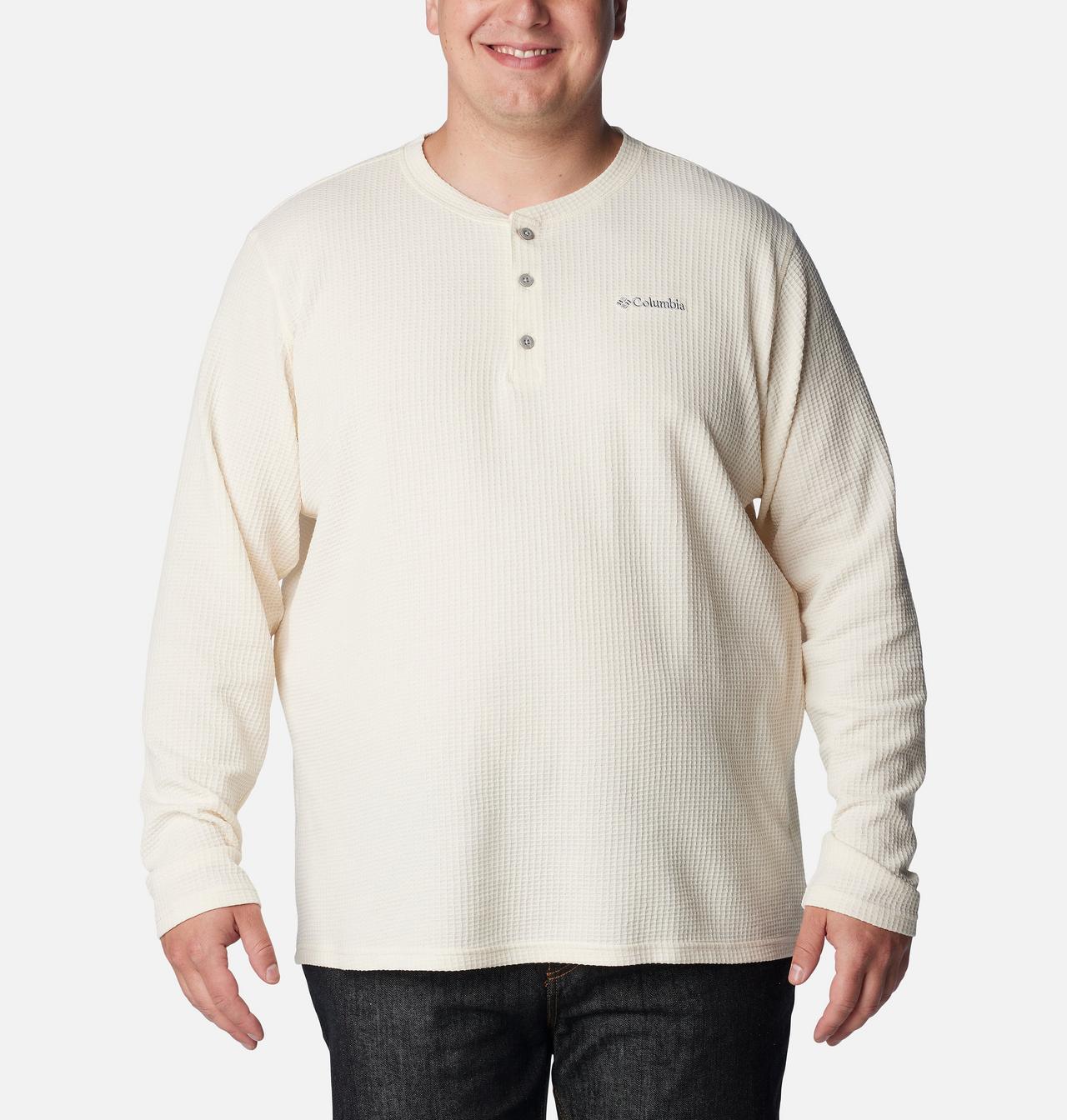 Pine Peak™ Waffle Long Sleeve Henley | 191 | 4X 1