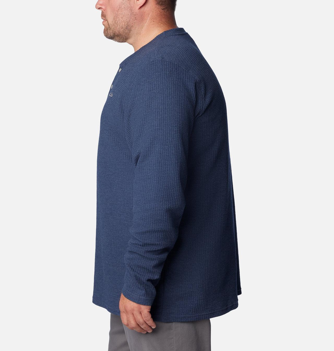 Men's Pine Peak™ Waffle Long Sleeve Henley - Big 3