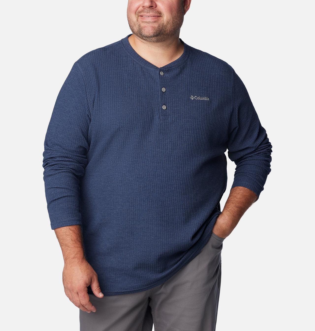 Men's Pine Peak™ Waffle Long Sleeve Henley - Big 5