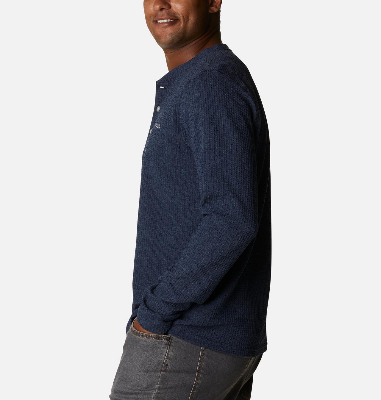 Men's Pine Peak™Waffle Long Sleeve Henley - Tall 3