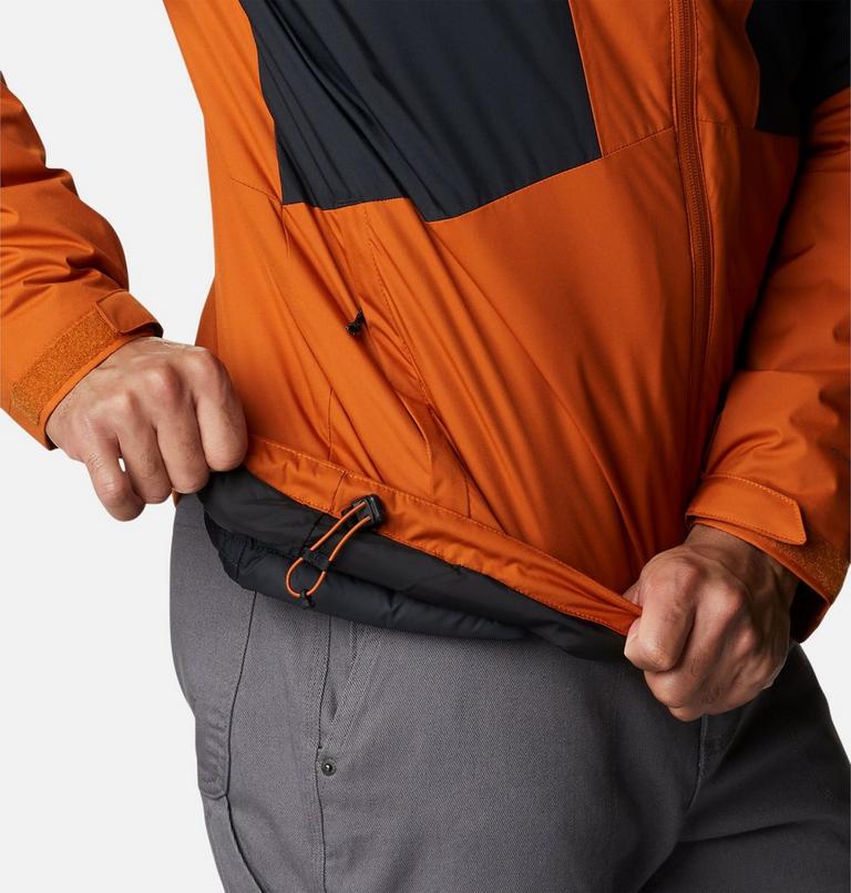 Men's Wallowa Park Waterproof 3-in-1 Interchange Jacket, Color: Warm Copper, Black, image 8