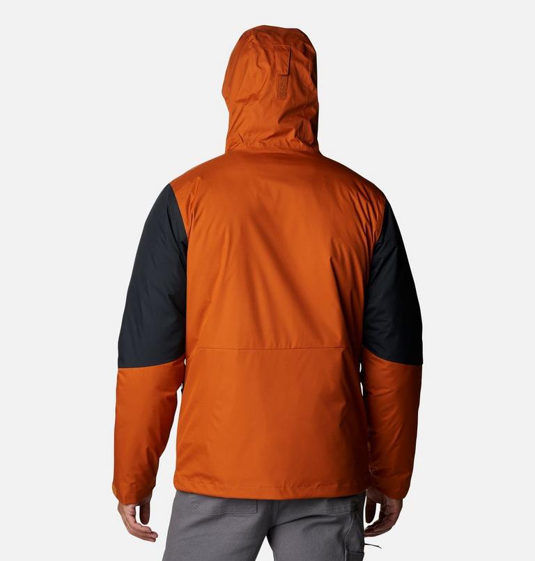 Men's Wallowa Park Waterproof 3-in-1 Interchange Jacket, Color: Warm Copper, Black, image 2