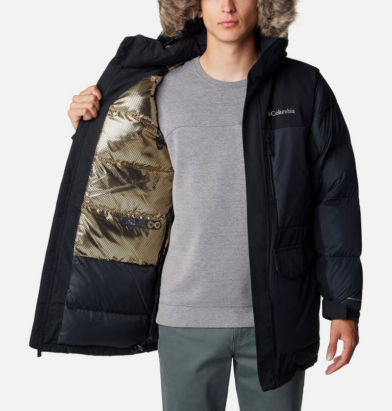 Men's Marquam Peak Fusion Insulated Parka, Color: Black, image 5