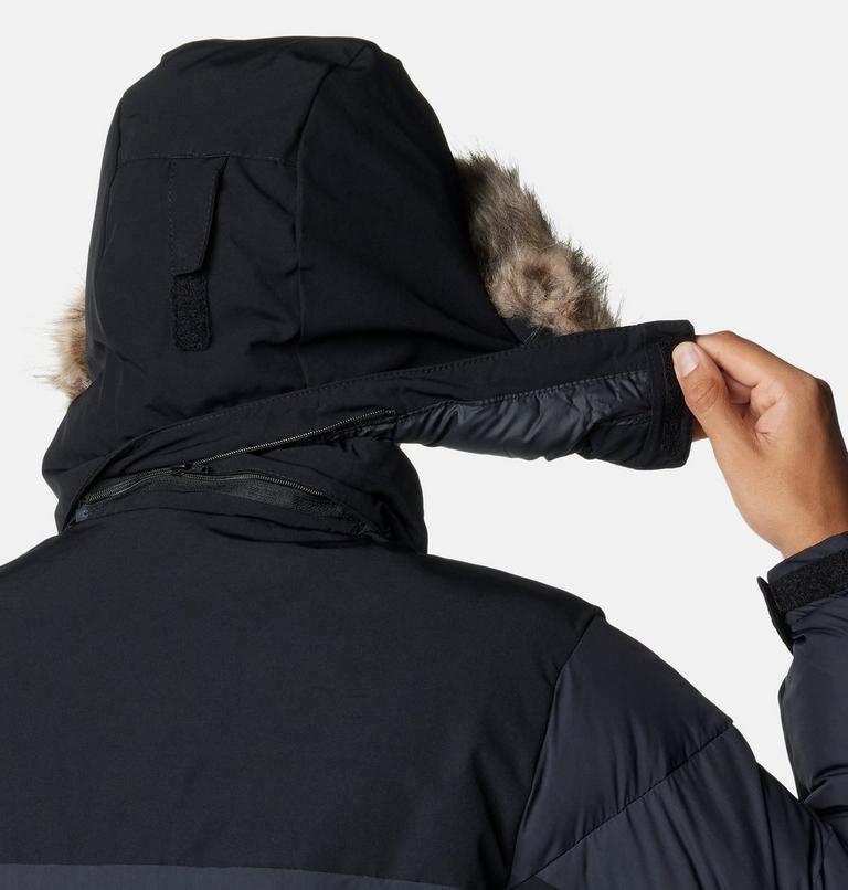 Men's Marquam Peak Fusion Insulated Parka, Color: Black, image 8