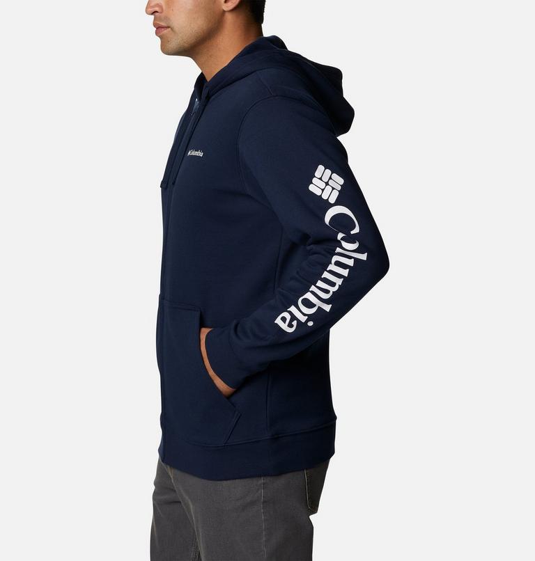 Columbia Trek Full Zip Hoodie, Color: Collegiate Navy, CSC Sleeve Logo, image 3