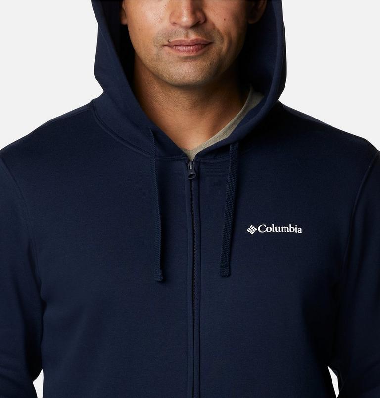 Columbia Trek Full Zip Hoodie, Color: Collegiate Navy, CSC Sleeve Logo, image 4