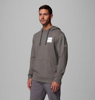 Men's Columbia Trek Hoodie, Color: Charcoal Heather, Boxy Brand, image 16