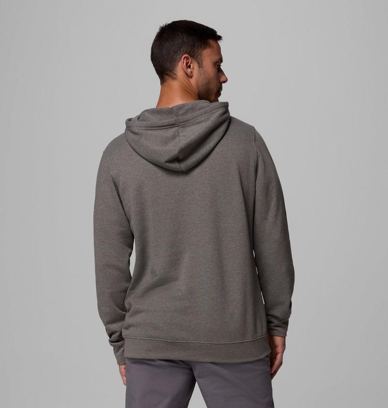 Men's Columbia Trek Hoodie, Color: Charcoal Heather, Boxy Brand, image 3