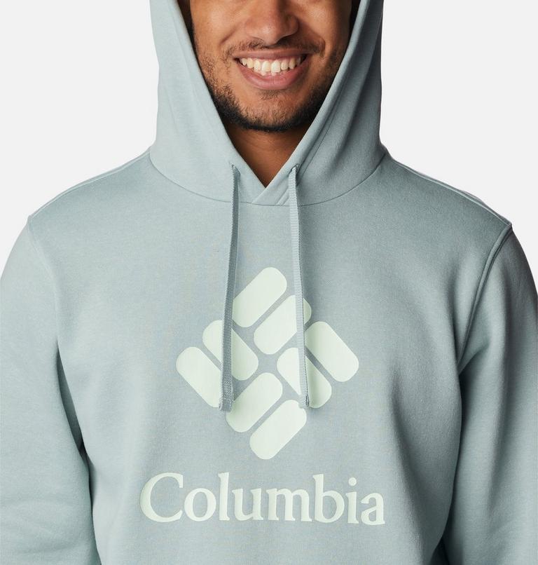 Men's Columbia Trek Hoodie, Color: Niagara, CSC Stacked Graphic, image 4