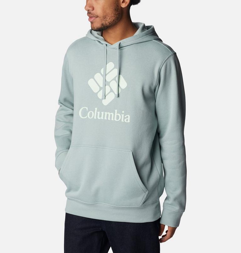Men's Columbia Trek Hoodie, Color: Niagara, CSC Stacked Graphic, image 5