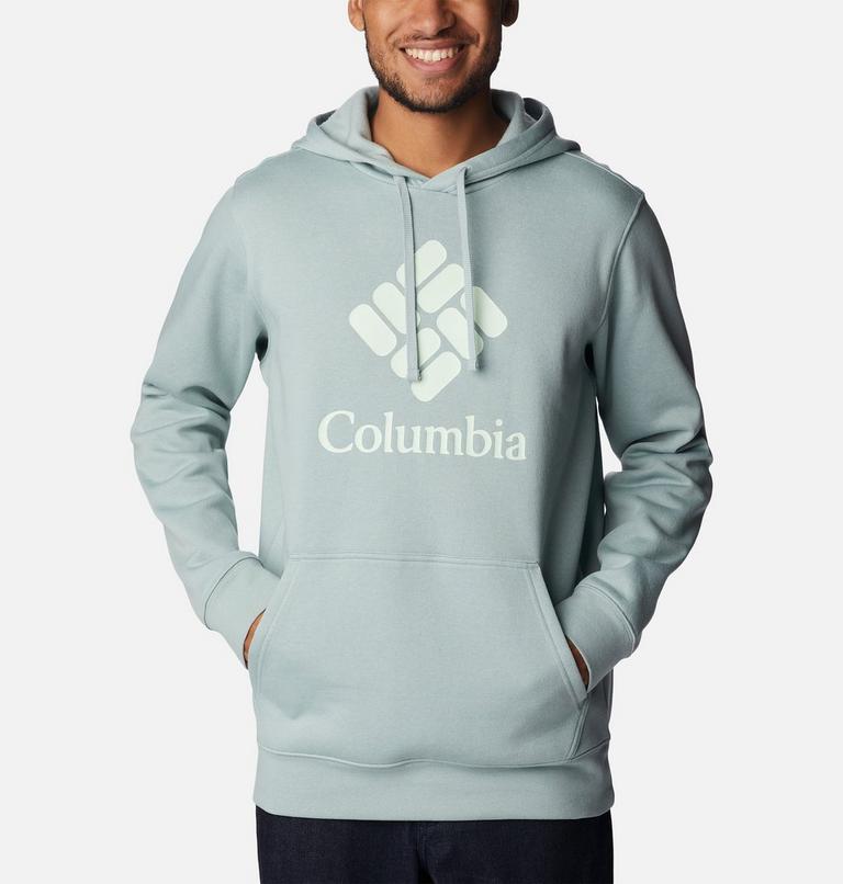 Men's Columbia Trek Hoodie, Color: Niagara, CSC Stacked Graphic, image 1
