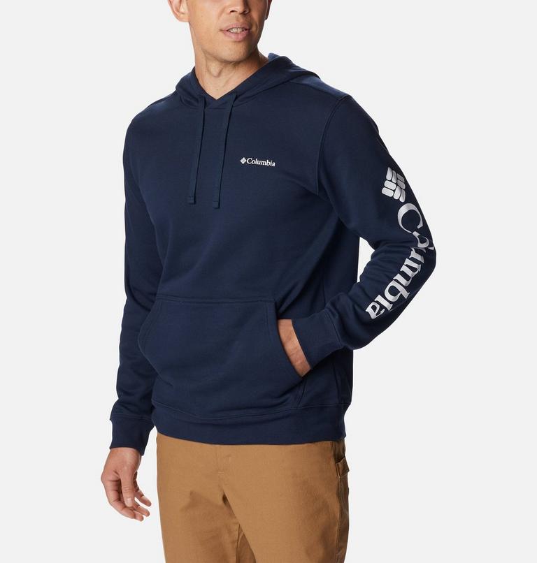 Men's Columbia Trek Hoodie, Color: Collegiate Navy, CSC Sleeve Logo, image 5