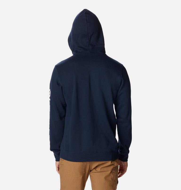 Men's Columbia Trek Hoodie, Color: Collegiate Navy, CSC Sleeve Logo, image 2