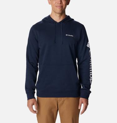 Men's Columbia Trek Hoodie, Color: Collegiate Navy, CSC Sleeve Logo, image 3