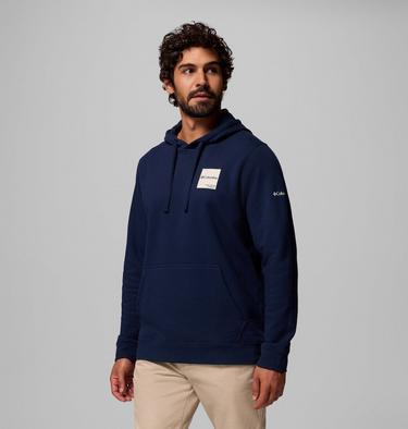 Men's Columbia Trek Hoodie, Color: Collegiate Navy, Boxy Brand, image 4