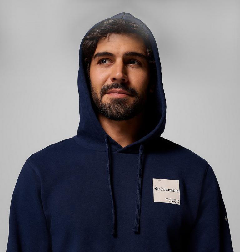 Sudadera con capucha Columbia Trek para hombre, Color: Collegiate Navy, Boxy Brand, image 5