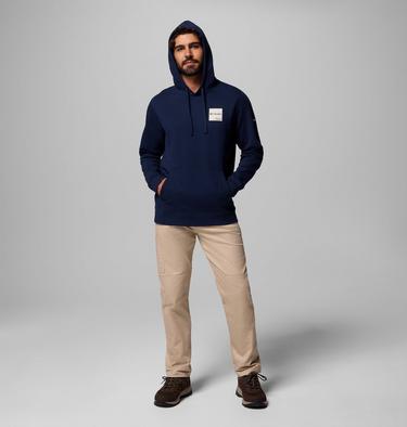 Men's Columbia Trek Hoodie, Color: Collegiate Navy, Boxy Brand, image 2